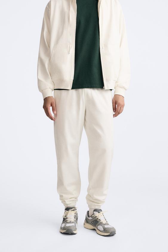 Heavy Weight Jogger Trousers - White