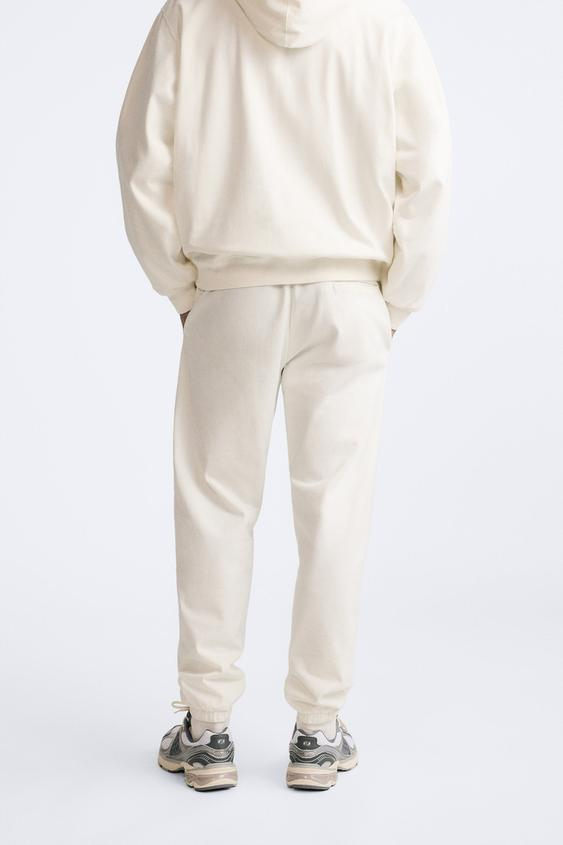 Heavy Weight Jogger Trousers - White