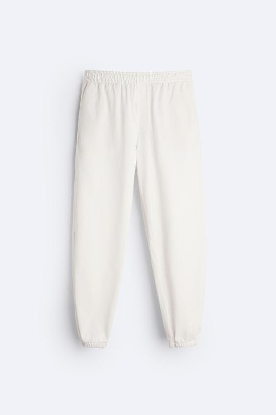 Heavy Weight Jogger Trousers - White