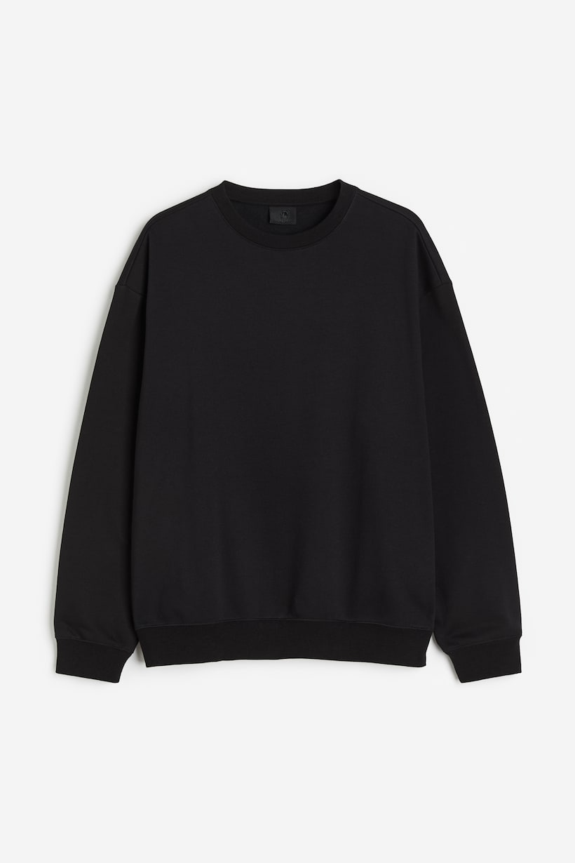 Loose Fit Sweatshirt - Black