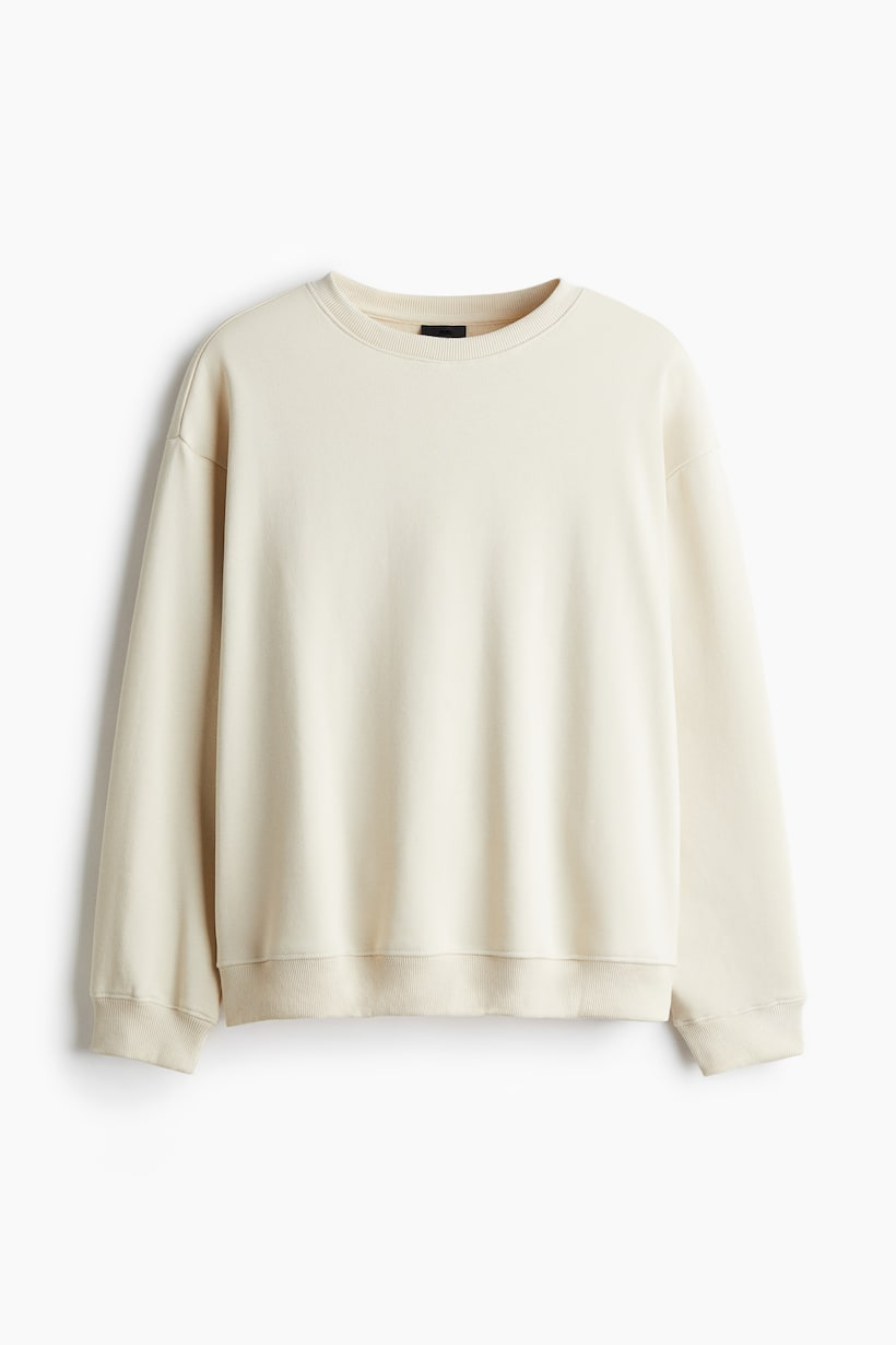 Loose Fit Sweatshirt - Khaki