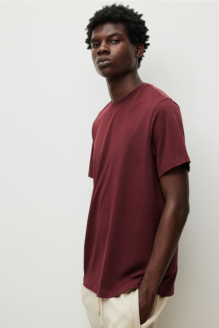 Regular Fit T-shirt - Burgundy