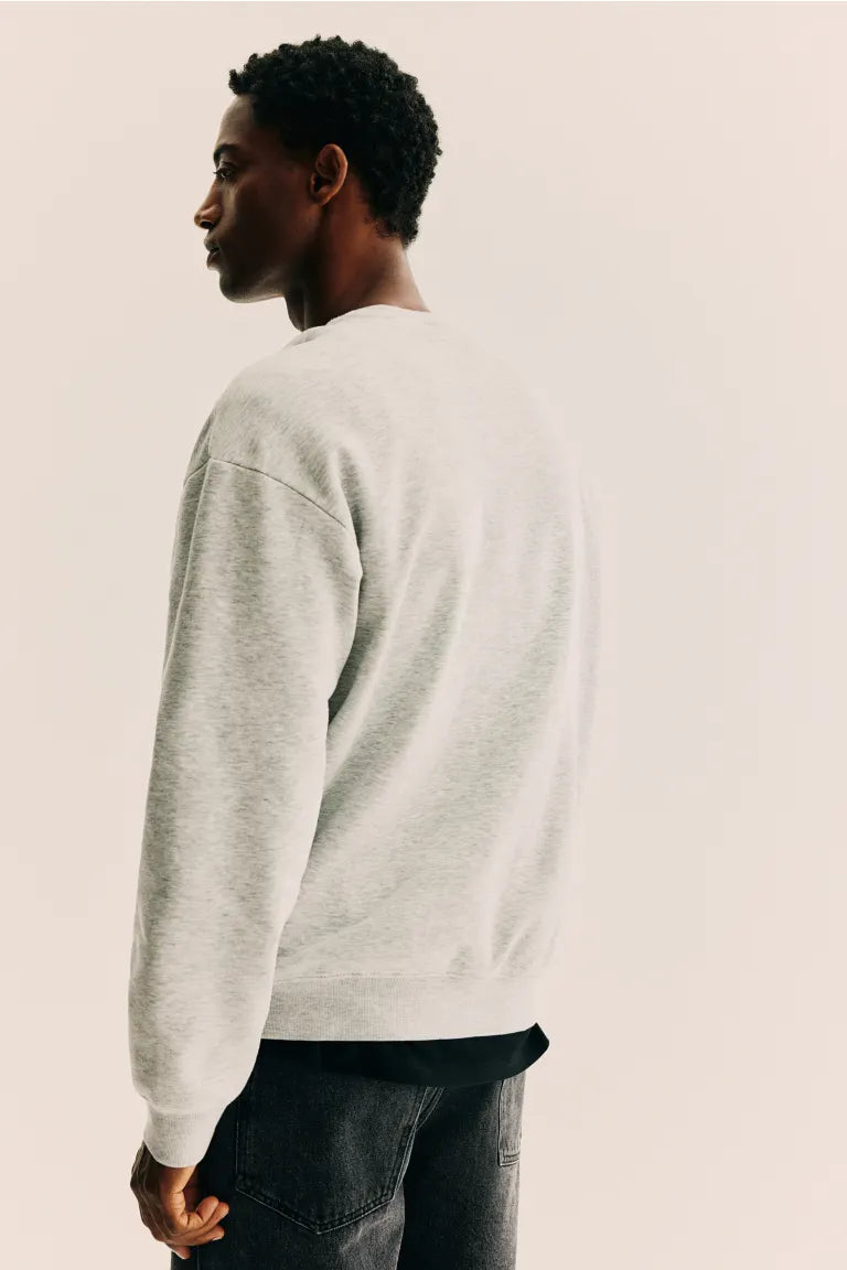 Loose Fit Sweatshirt - Grey