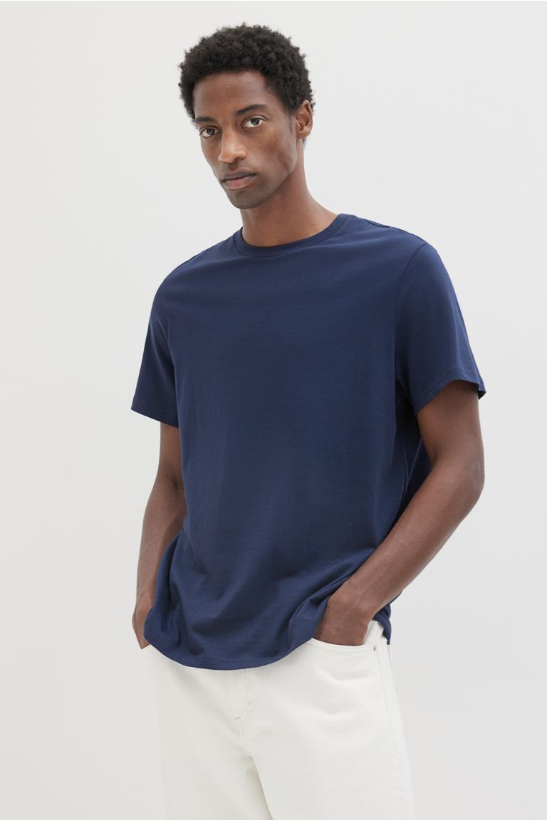 Regular Fit T-shirt - Navy Blue